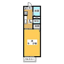 プロシード 1Kの間取図画像