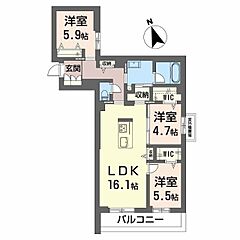物件の間取り