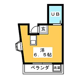 エルパソ ワンルームの間取図画像