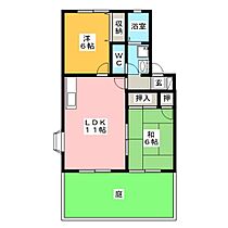 ロイヤルガーデンＬ・ｅｃｒin  ｜ 岐阜県大垣市釜笛２丁目（賃貸アパート2LDK・1階・53.00㎡） その2