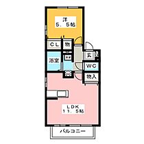 フェロー・シップ  ｜ 岐阜県大垣市島里２丁目（賃貸アパート1LDK・1階・41.22㎡） その2