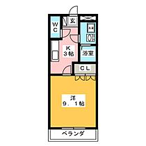 スターフロンテ  ｜ 岐阜県大垣市錦町（賃貸マンション1K・1階・30.96㎡） その2