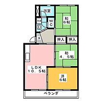 フラッツ　エポック  ｜ 岐阜県大垣市築捨町３丁目（賃貸マンション3LDK・1階・56.55㎡） その2