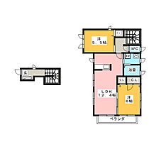 メゾン勝沼　9  ｜ 岐阜県大垣市久瀬川町２丁目（賃貸アパート2LDK・2階・60.24㎡） その2