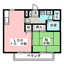 ビーライン本今  ｜ 岐阜県大垣市本今１丁目（賃貸アパート1LDK・2階・40.92㎡） その2