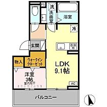 Ｍａｉｓｏｎ　ｄｅ　Ｎａｅｂａ 303 ｜ 岐阜県大垣市木戸町379番1（賃貸アパート1LDK・3階・34.00㎡） その2