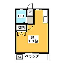 アメニティハイツ91Ｂ  ｜ 岐阜県大垣市木戸町（賃貸マンション1R・2階・19.60㎡） その2