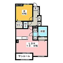 コンフォート長松I  ｜ 岐阜県大垣市長松町（賃貸アパート1LDK・1階・54.19㎡） その2