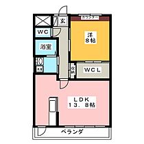 アクシス三本木  ｜ 岐阜県大垣市三本木４丁目（賃貸マンション1LDK・1階・56.10㎡） その2