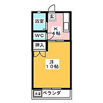 コウリュウマンションII  ｜ 岐阜県大垣市南一色町（賃貸マンション1K・1階・28.44㎡） その2