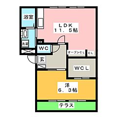物件の間取り