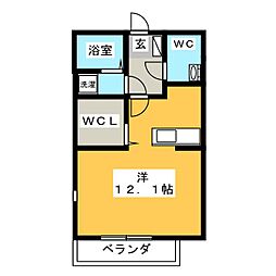千歳第5 ワンルームの間取図画像