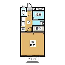 コーポパルパル　Ｎ  ｜ 岐阜県揖斐郡池田町萩原（賃貸アパート1K・2階・25.92㎡） その2