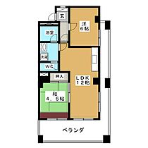 中央タワーズ　Riho大垣  ｜ 岐阜県大垣市林町４丁目（賃貸マンション2LDK・9階・51.55㎡） その2