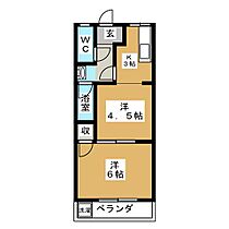 レジデンス大島  ｜ 岐阜県大垣市大島町２丁目（賃貸マンション1DK・2階・29.70㎡） その2