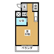 赤坂アーバンライフ  ｜ 岐阜県大垣市昼飯町（賃貸マンション1R・3階・26.46㎡） その2