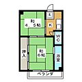 ビレッジハウス新開4号棟1階2.6万円