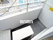 明るいベランダです