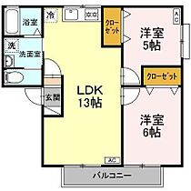 セジュール林A  ｜ 岐阜県各務原市蘇原新栄町１丁目（賃貸アパート2LDK・2階・53.81㎡） その2