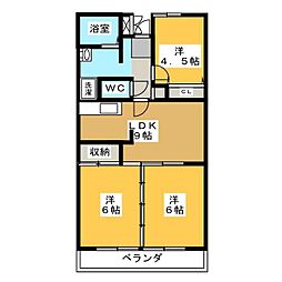 間取図画像 3LDK
