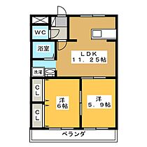 ラポールRYU  ｜ 岐阜県各務原市那加西市場町５丁目（賃貸マンション2LDK・1階・49.50㎡） その2