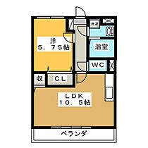 パスティールＭ  ｜ 岐阜県各務原市鵜沼西町１丁目（賃貸マンション1LDK・4階・40.47㎡） その2