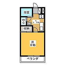 サングローリーI  ｜ 岐阜県各務原市入会町２丁目（賃貸アパート1K・1階・25.90㎡） その2