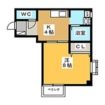 ハピネス大野  ｜ 岐阜県各務原市大野町４丁目（賃貸マンション1K・3階・28.00㎡） その2