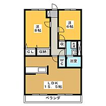 フロレスタ  ｜ 岐阜県各務原市蘇原花園町４丁目（賃貸マンション2LDK・2階・64.00㎡） その2