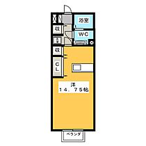 アンティエーヌモナリエ　B  ｜ 岐阜県各務原市蘇原申子町２丁目（賃貸アパート1R・2階・36.65㎡） その2