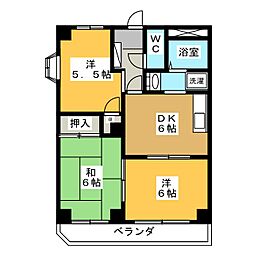 間取図画像 3DK