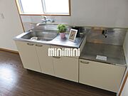 2口コンロの置けるキッチンです
