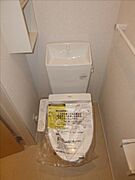 清潔感のあるトイレです。
