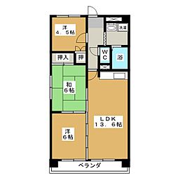 アン・ジュール 3LDKの間取図画像