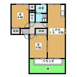 セレッソ大塚 2LDKの間取図画像