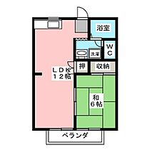 サン平井ハイツ  ｜ 岐阜県多治見市平井町４丁目（賃貸アパート1LDK・1階・38.88㎡） その2