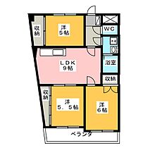 パークサイド可児  ｜ 岐阜県可児市広見２丁目（賃貸マンション3LDK・2階・57.84㎡） その2