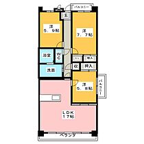 Twin　Prime　姫川  ｜ 岐阜県可児市下切（賃貸マンション3LDK・7階・78.75㎡） その2