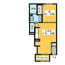 オリゾンI  ｜ 岐阜県可児市今渡（賃貸アパート1LDK・1階・40.28㎡） その2