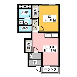 間取図画像 1DK
