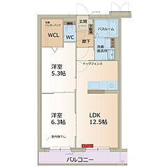 物件の間取り