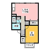 セジュール来夢90（北側）  ｜ 岐阜県瑞穂市穂積（賃貸アパート1LDK・1階・39.60㎡） その2