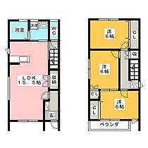 ＭＧ　Ｔｏｗｎ Ｄ ｜ 岐阜県瑞穂市別府字堤内三ノ町551番地1（賃貸テラスハウス3LDK・1階・82.80㎡） その2