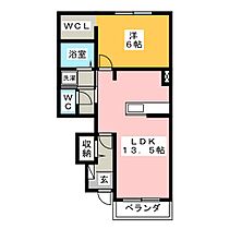 カーサ・レクエルド　Ｅ  ｜ 岐阜県瑞穂市穂積（賃貸アパート1LDK・1階・46.06㎡） その2