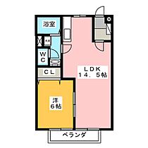 カームアオキ  ｜ 岐阜県瑞穂市本田（賃貸マンション1LDK・1階・44.72㎡） その2