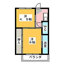 ビレッジハウス巣南　2号棟  ｜ 岐阜県瑞穂市古橋（賃貸マンション2K・1階・28.98㎡） その2