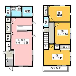 🉐敷金礼金0円！🉐牛牧Ｓ様貸家　Ｂ棟