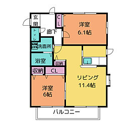 🉐敷金礼金0円！🉐ラ・ジェンヌ　EAST棟