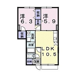 🉐敷金礼金0円！🉐エスペランサＡ
