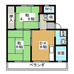 🉐敷金礼金0円！🉐ビレッジハウス巣南町西　1号棟